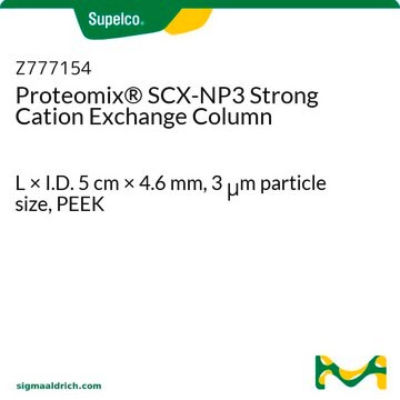 Proteomix&#174; SCX-NP3 Strong Cation Exchange Column L × I.D. 5&#160;cm × 4.6&#160;mm, 3&#160;&#956;m particle size, PEEK