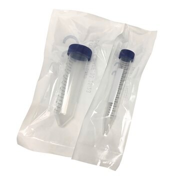 MTC&#8482; Bio Screw Cap Centrifuge Tube capacity 15&#160;mL, conical bottom, sterile, pkg of 300&#160;ea (individually wrapped)