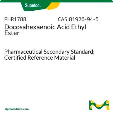 Docosahexaenoic Acid Ethyl Ester Pharmaceutical Secondary Standard; Certified Reference Material