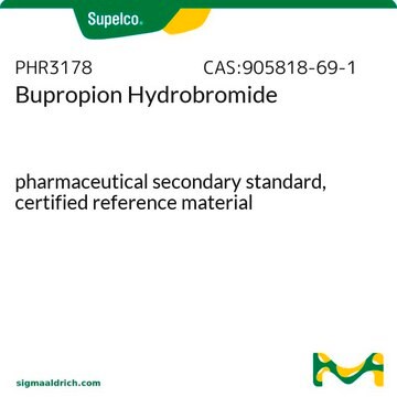 Bupropion Hydrobromide pharmaceutical secondary standard, certified reference material