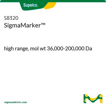 SigmaMarker&#8482; high range, mol wt 36,000-200,000&#160;Da