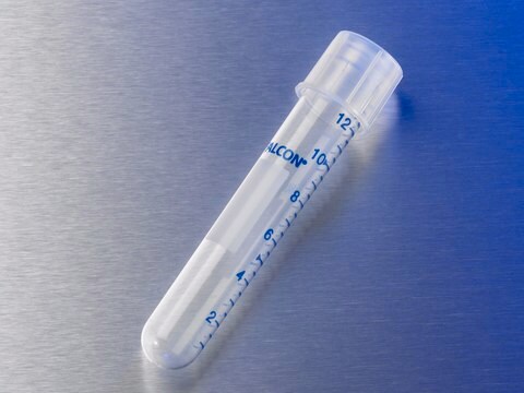 Corning&#174; Falcon&#174; Polypropylene Round Bottom Test Tubes capacity 14&#160;mL, cap, snap, sterile, individually wrapped