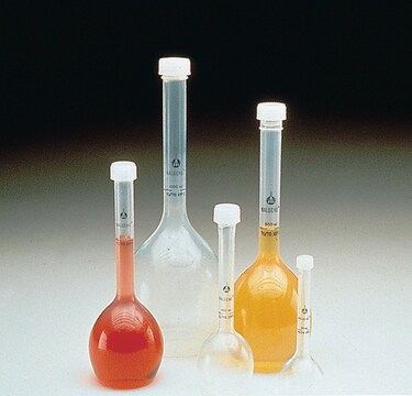 Nalgene&#174; volumetric flask volume 250&#160;mL, accuracy: 0.24&#160;mL, translucent polypropylene copolymer (PPCO)