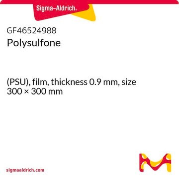 Polysulfone (PSU), film, thickness 0.9&#160;mm, size 300 × 300&#160;mm