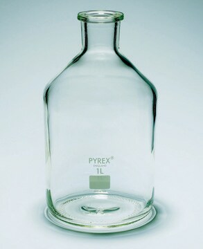 Pyrex&#174; Reagent bottles, unground narrow neck capacity 20000&#160;mL