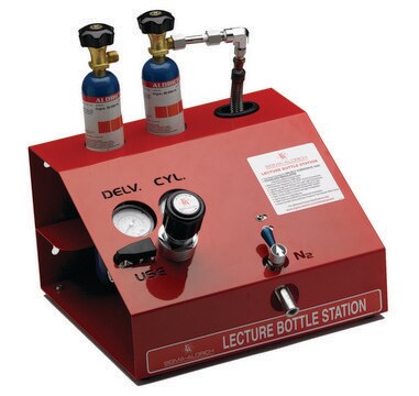 Aldrich&#174; lecture-bottle station for mildly corrosive gases