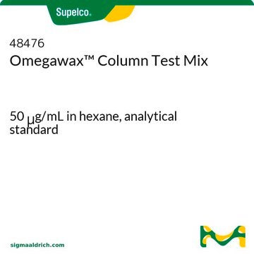 Omegawaxカラム試験用ミックス 50&#160;&#956;g/mL in hexane, analytical standard