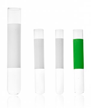 KIMBLE&#174; Mark-M&#8482; rimless culture tube with green marking spot round bottom borosilicate glass, tube diam. × L (10&#160;mm) (75&#160;mm), non-sterile