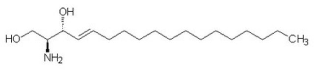 D-erythro-Sphingosine, Free Base, High Purity Highly purified preparation of bovine brain sphingosine containing >99% of the erythro isomer.