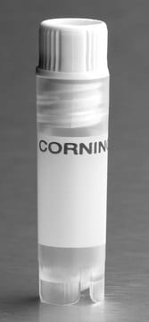 Corning&#174; cryogenic vial with washer white cap, sterile