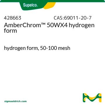 AmberChrom&#8482; 50WX4 hydrogen form hydrogen form, 50-100&#160;mesh