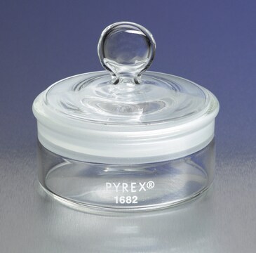 Pyrex&#174; weighing bottle, low form with short length ST joints capacity 35&#160;mL, joint: ST/NS 50/12