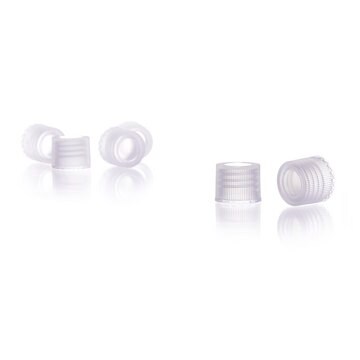 Kimble&#174; Closed Top Linerless Polypropylene Screw Thread Cap 18-415, natural screw cap