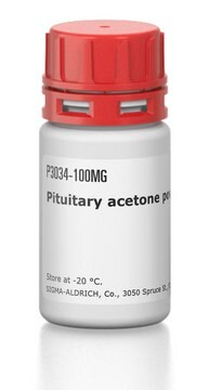 Pituitary acetone powder from carp