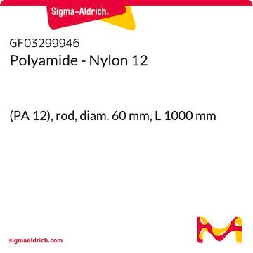 Polyamide - Nylon 12 (PA 12), rod, diam. 60&#160;mm, L 1000&#160;mm