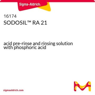 SODOSIL&#8482; RA 21 acid pre-rinse and rinsing solution with phosphoric acid