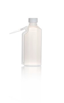 Azlon Wash Bottles with Integral Spout low-density polyethylene bottle, capacity 250&#160;mL