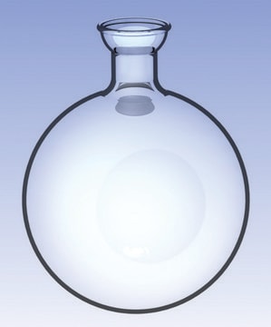 Ace receiving flask, capacity 500&#160;mL, joint: ST/NS 35/20, plastic-coated glass