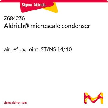 Aldrich&#174; マイクロスケールコンデンサー air reflux, joint: ST/NS 14/10