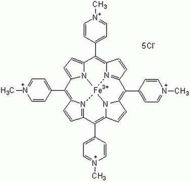 FeTMPyP Catalyzes the isomerization of peroxynitrite (ONOO&#8315;) to nitrate (NO3&#8315;) under physiological conditions and at realistic dose-derived concentrations (kcat = 2.2 x 10&#8310;M&#8315;&#185;s&#8315;&#185;).