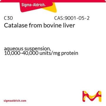 カタラーゼ ウシ肝臓由来 aqueous suspension, 10,000-40,000&#160;units/mg protein