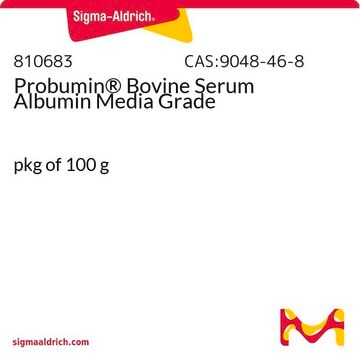 Probumin&#174; Bovine Serum Albumin Media Grade pkg of 100&#160;g