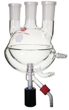 Aldrich&#174; jacketed three-neck flask full jacket, capacity 500&#160;mL, center joint: ST/NS 24/40