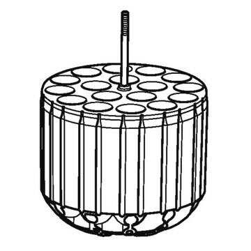 Adapter for Eppendorf&#174; S-4x400 Rotor for 12x75 mm round-bottom tubes (FACS), pkg of 2&#160;ea