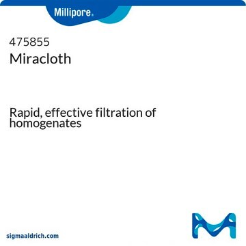 Miracloth Rapid, effective filtration of homogenates