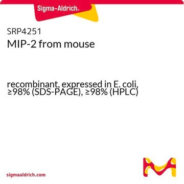 MIP-2 from mouse recombinant, expressed in E. coli, &#8805;98% (SDS-PAGE), &#8805;98% (HPLC)