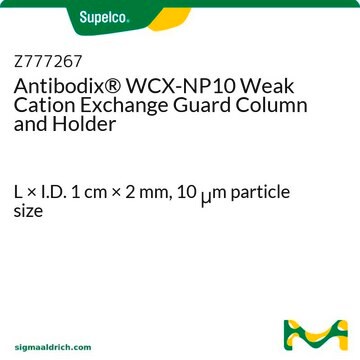 Antibodix&#174; WCX-NP10 Weak Cation Exchange Guard Column and Holder L × I.D. 1&#160;cm × 2&#160;mm, 10&#160;&#956;m particle size