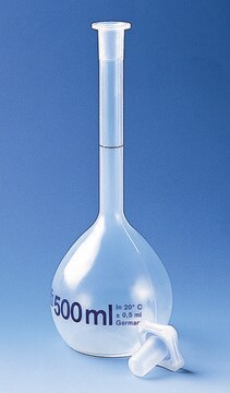 BRAND&#174; volumetric flask, PMP volume 250&#160;mL, accuracy: 0.30&#160;mL