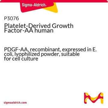 Platelet-Derived Growth Factor-AA human PDGF-AA, recombinant, expressed in E. coli, lyophilized powder, suitable for cell culture