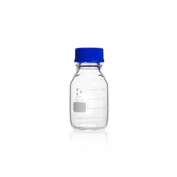 Duran&#174; laboratory bottles, with caps clear, graduated, neck joint: threaded GL45, pouring ring, bottle capacity 250&#160;mL