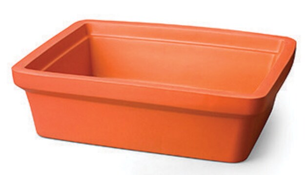 Corning&#174; Ice Pan, rectangular maxi, capacity 9 L, orange