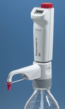 BRAND&#174; Dispensette&#174; S Digital bottle-top dispenser volume range 1-10&#160;mL, without recirculation valve