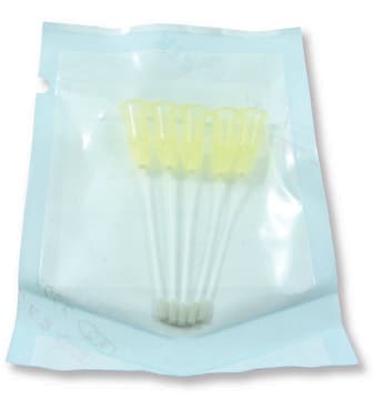 Animal feeding needle, sterile, disposable, PTFE size 15G, L × diam. 3.1&#160;in. × 2.8&#160;mm , ball