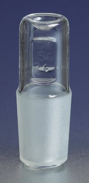 Pyrex&#174; ground-glass stopper joint: ST/NS 24/30, Combination reagent bottle/ground joint, hollow