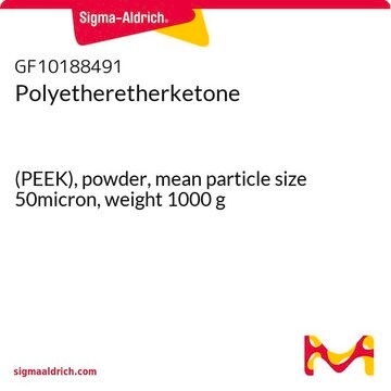 Polyetheretherketone (PEEK), powder, mean particle size 50micron, weight 1000&#160;g