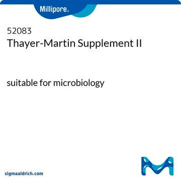 Thayer-Martin Supplement II suitable for microbiology