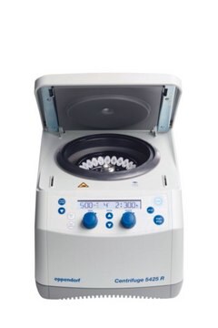 Eppendorf&#174; Centrifuge 5425 R rotory knob control, with rotor FA-24x2, AC/DC input 230 V (GB Plug)