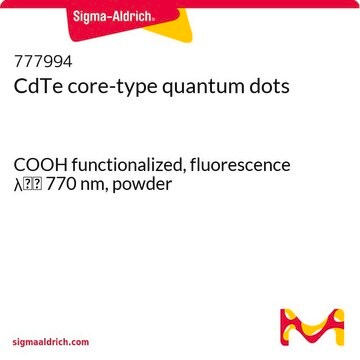 CdTe core-type quantum dots COOH functionalized, fluorescence &#955;em&#160;770&#160;nm, powder