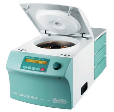 Hettich&#174; MIKRO 200/200R centrifuge MIKRO 200R, AC/DC input 240 V AC