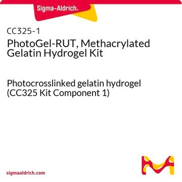 PhotoGel-RUT, Methacrylated Gelatin Hydrogel Kit Photocrosslinked gelatin hydrogel (CC325 Kit Component 1)