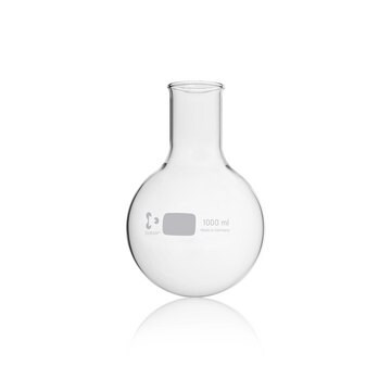 Duran&#174; Round Bottom Flask wide neck, WITH BEADED RIM, neck diam. 50&#160;mm