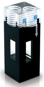 Hellma&#174; all-quartz cuvettes, Flow-through cells High Performance Quartz Glass, spectral range 200-2500 nm, pathlength 1.5x3&#160;mm, chamber volume 50&#160;&#956;L, 3 in 1: transmission, fluorescence, 2 optical path lengths