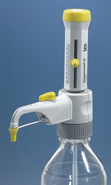 BRAND&#174; Dispensette&#174; S Organic, Digital bottle-top dispenser volume range 2.5-25&#160;mL, without recirculation valve