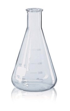 BRAND&#174; Erlenmeyer flask with beaded rim and graduation, narrow mouth volume 500&#160;mL