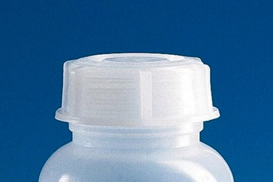 BRAND&#174; screw caps for LDPE bottles GL 18 thread, for narrow mouth