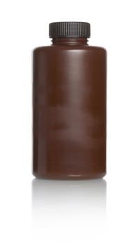 Azlon&nbsp;Polypropylene Wide Neck Round Bottles with Screw Cap round amber polypropylene bottle, capacity 2000&#160;mL